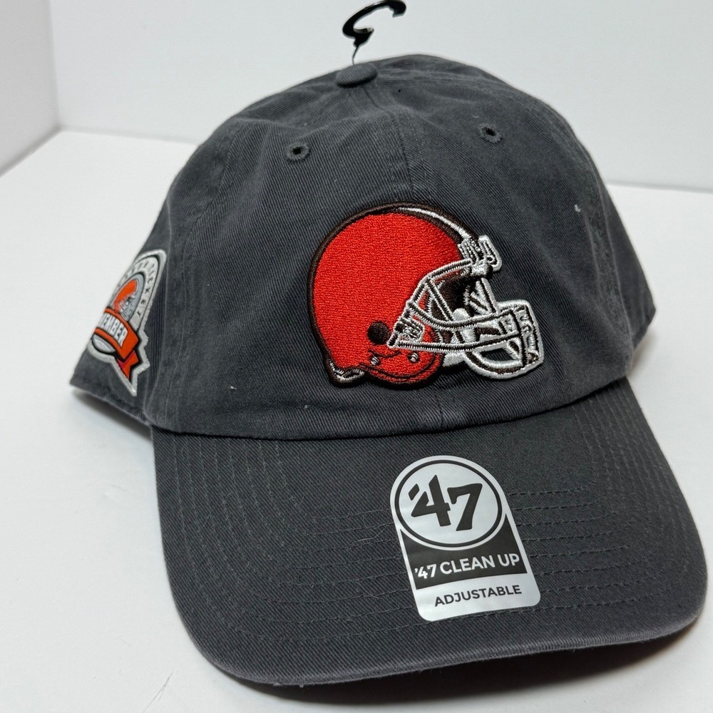 Cleveland Browns 47 Brand Clean Up Hat Cap Season Ticket Member